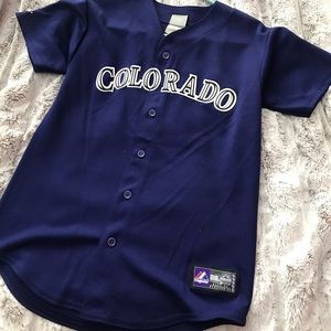 Colorado Rockies fan jersey